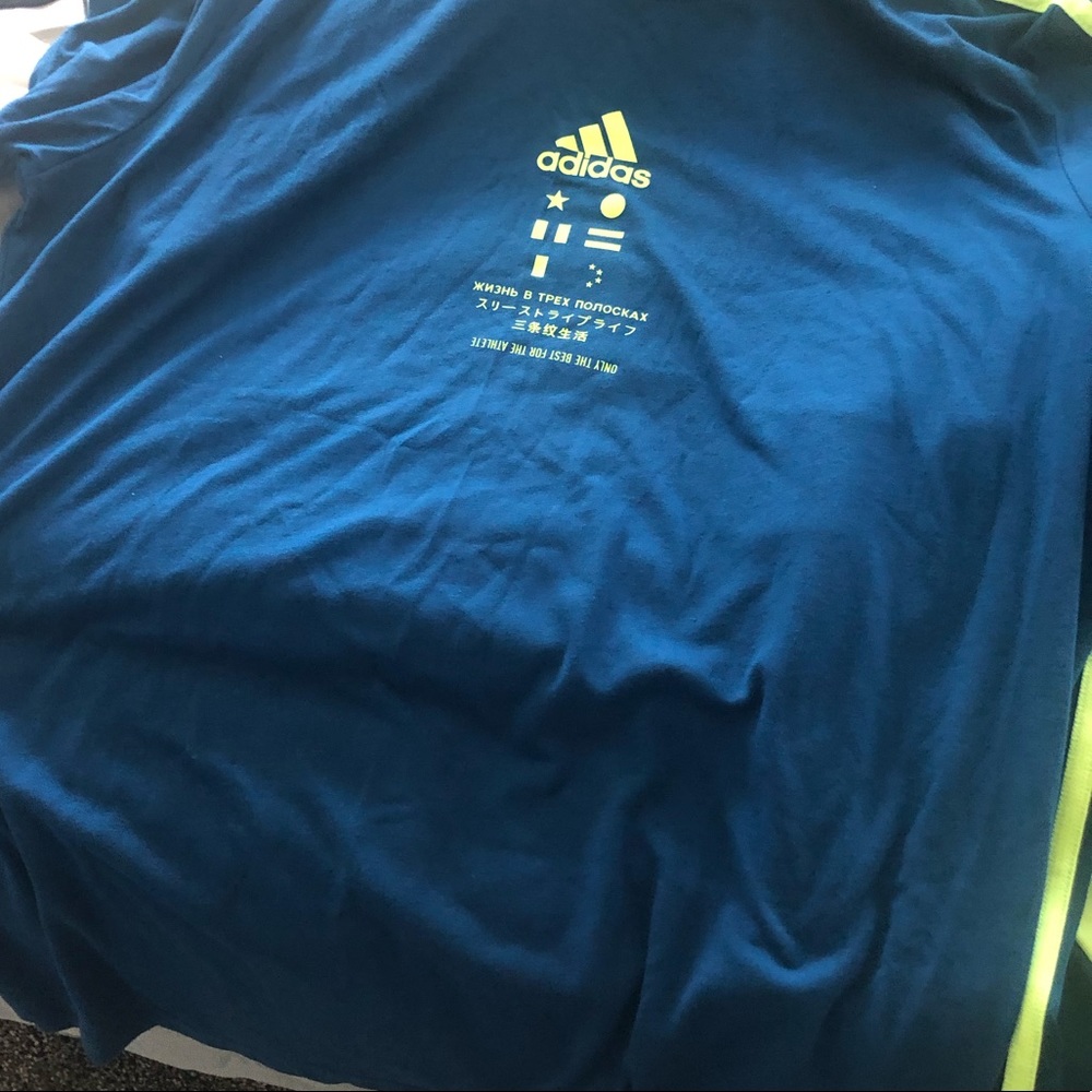 Adidas Track jacket with Matching Shirt